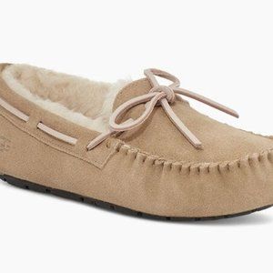 UGG Dakota Moccasin Suede Leather Slippers Tabacco